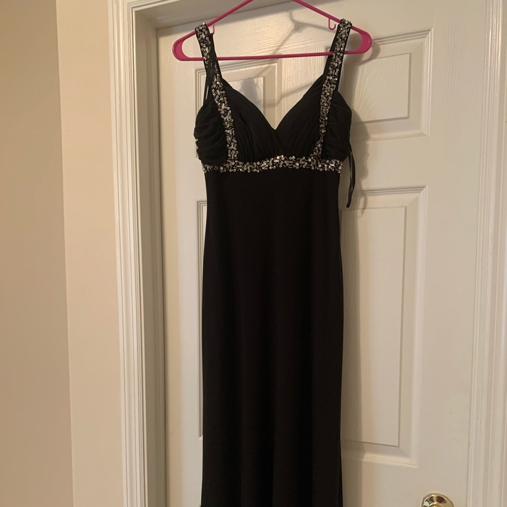 Black floor length gown